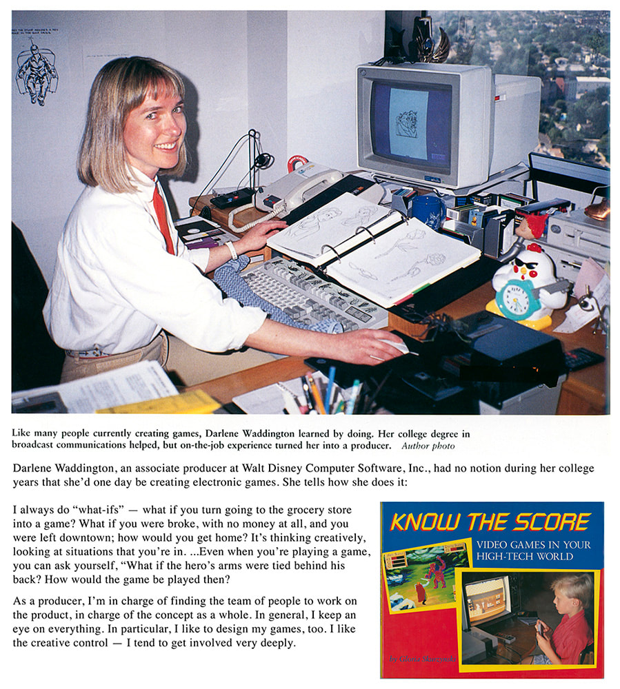 Profile of Darlene Lacey, then Darlene Waddington, as a female role model in the 1994 book Know the Score by Gloria Skurzynski.